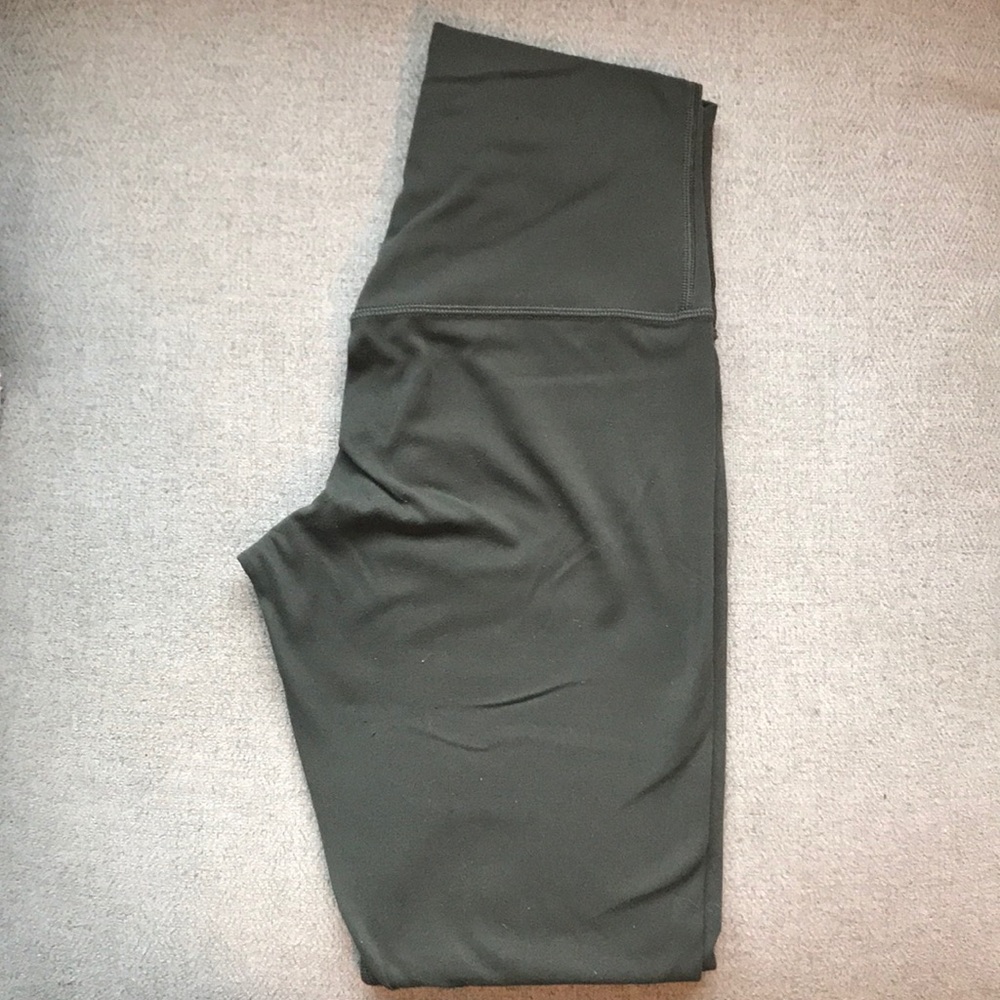 Army Green Lululemon Align Pants
